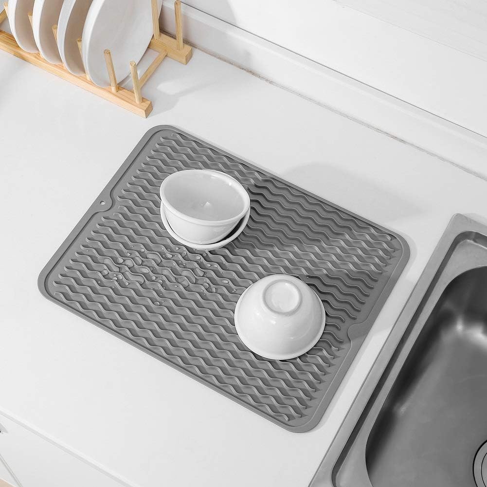 BowLift | KÜCHENWELLA Silicone Kitchen Mat | Heat Resistant & Non-Slip | Dish Mat, Refrigerator & Drawer Liner | BPA-Free & Easy to Clean