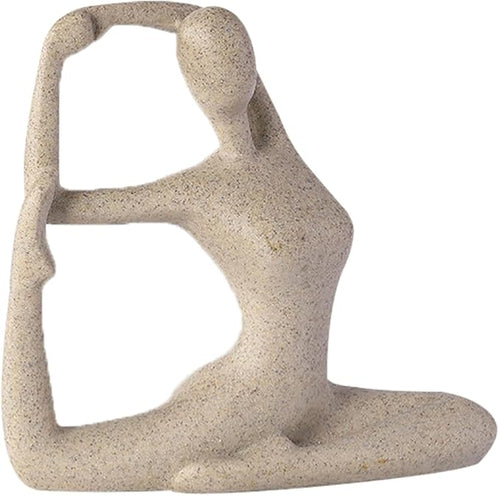 BowLift | ZenJoy Woman in Yoga Statue – Modern Indoor Decoration Made of Resin