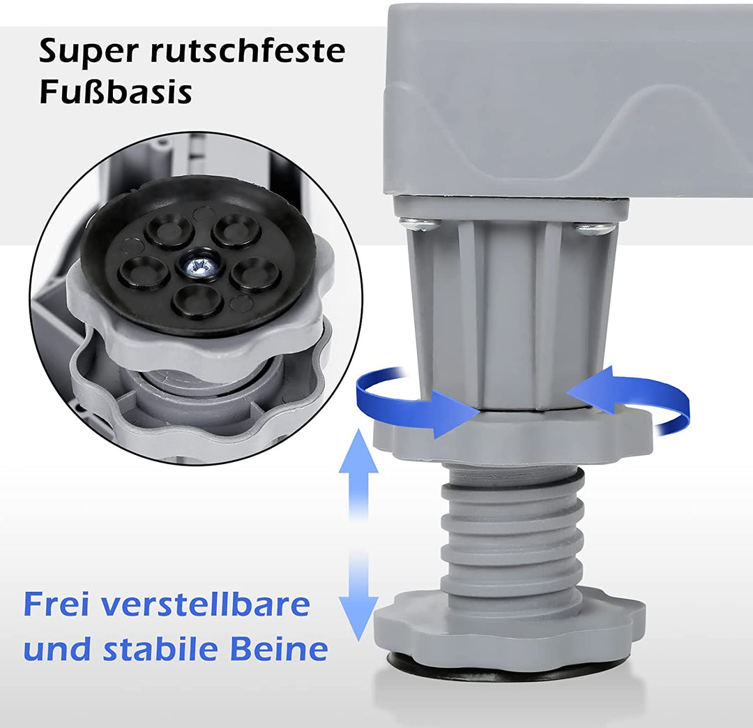 Washing machine underframe base adjustable | Bowlift
