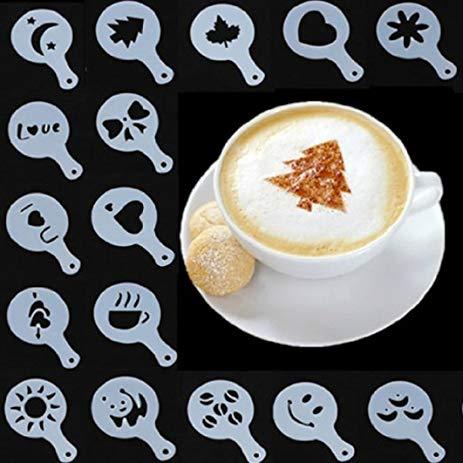 Latte Stencil Kit - 16 Piece Set | Bowlift