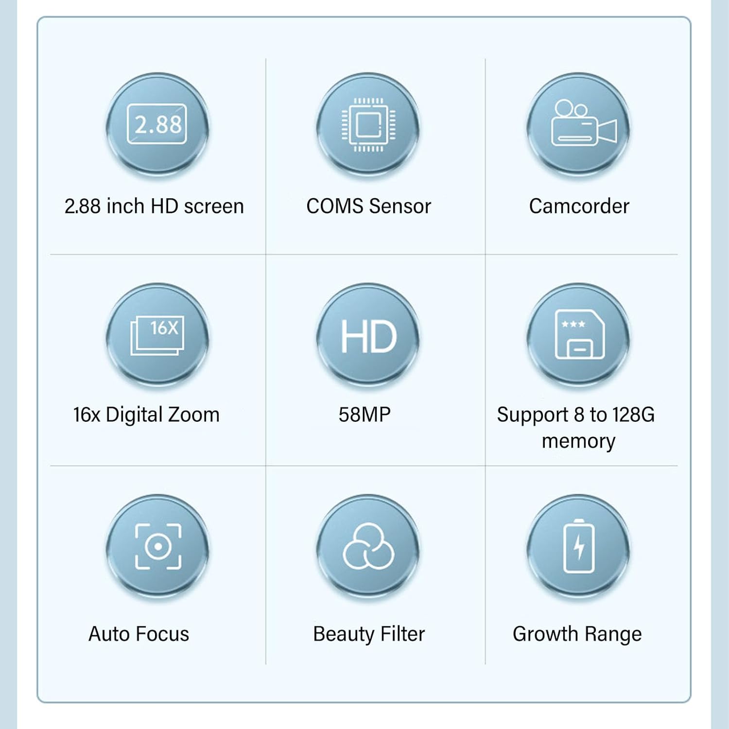 BowLift | 4K Compact Digital Camera with 58MP Photos and 16X Zoom – Lumora