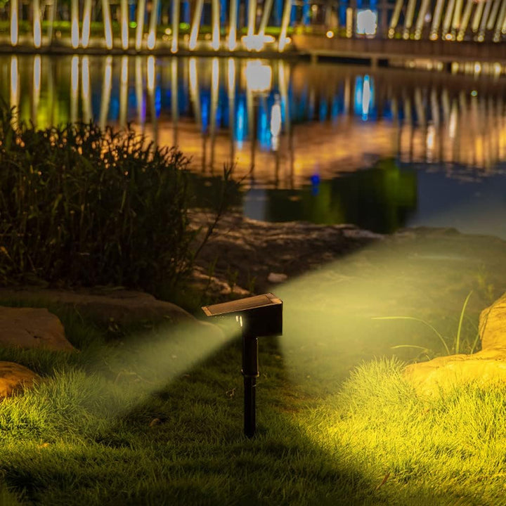 BowLift | Solar LED Spotlight – Outdoor lighting with solar panel for garden and pathways