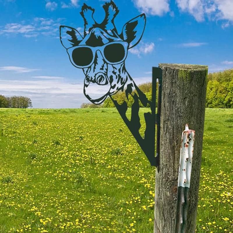 Outdoor Garden Farm Peeping Goat Metal Artwork Indoor Decoration | Bowlift