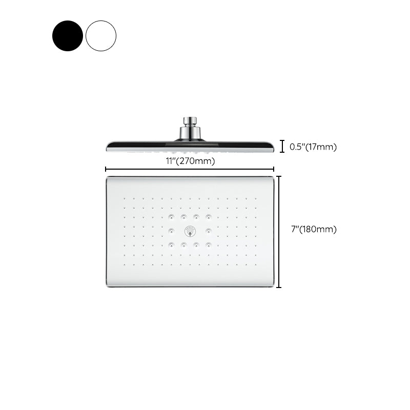 BowLift | Rectangular Fixed Shower Head Traditional Ceiling Mounted Shower Head