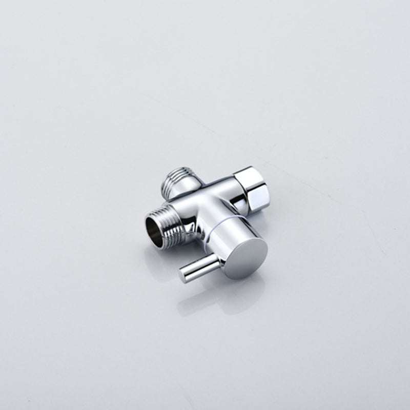 BowLift | Home Round Dual Shower Heads Modern Style Wall Mounted Metal Dual Shower