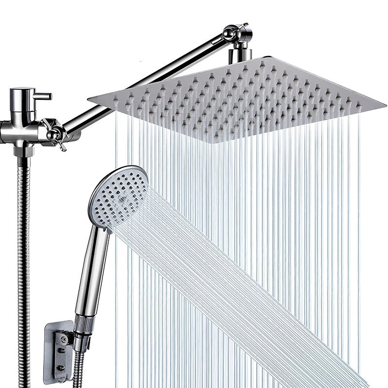 BowLift | Square Shape Double Shower Heads Modern Home Metal Double Shower Heads