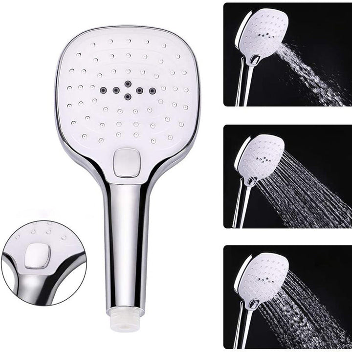BowLift | Traditional Dual Showerhead Square Wall-Mounted Dual Shower