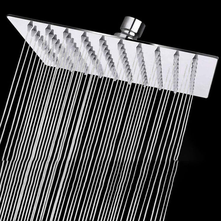 BowLift | Traditional Dual Showerhead Square Wall-Mounted Dual Shower