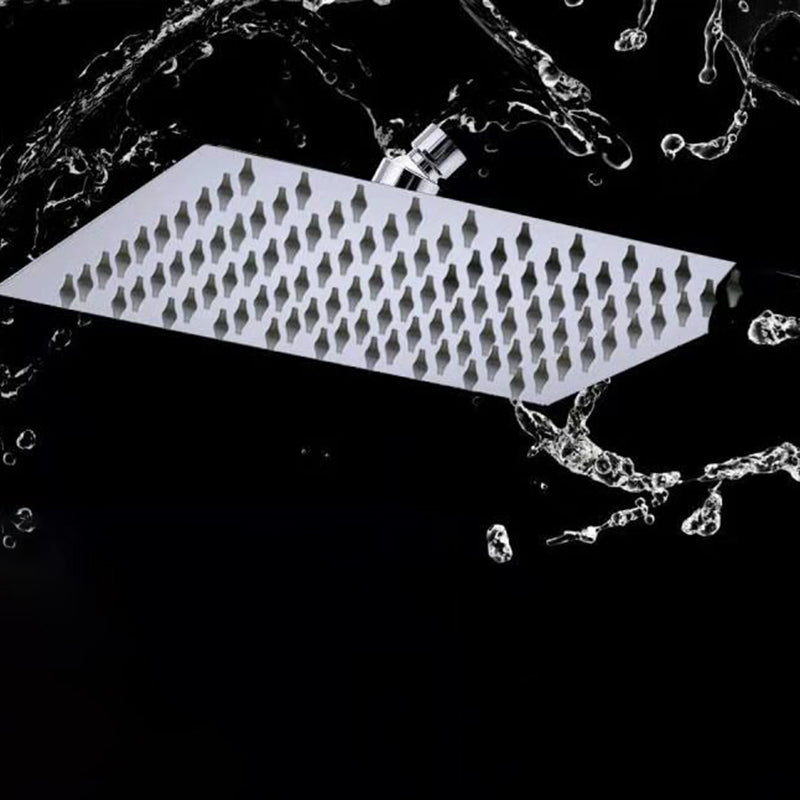 BowLift | Traditional Dual Showerhead Square Wall-Mounted Dual Shower