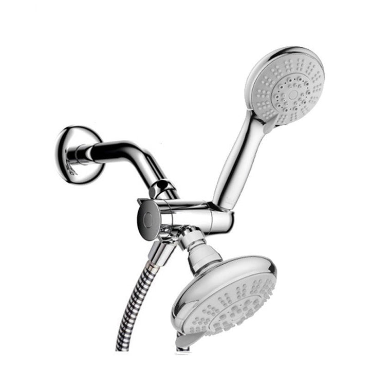 BowLift | Wall-mounted Dual Shower Traditional Round Dual Shower Heads