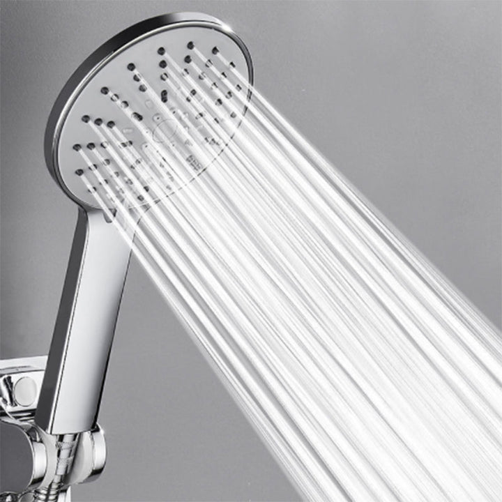 BowLift | Wall Mounted Round Shower Modern Style Metal Double Shower Heads
