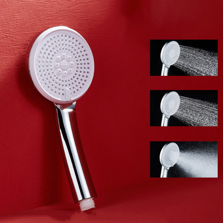 BowLift | Modern Style Round Handheld Shower Bathroom Metal Wall-Mounted Hand Shower