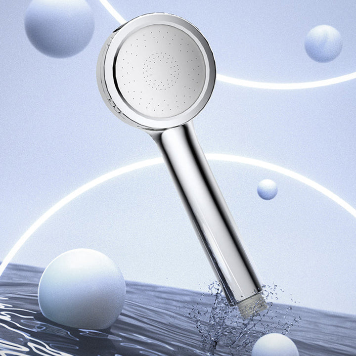 BowLift | Modern Style Round Handheld Shower Bathroom Metal Wall-Mounted Hand Shower