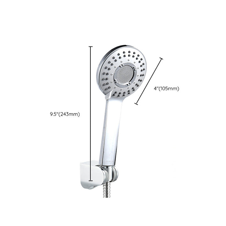 BowLift | Modern Style Round Handheld Shower Bathroom Metal Wall-Mounted Hand Shower