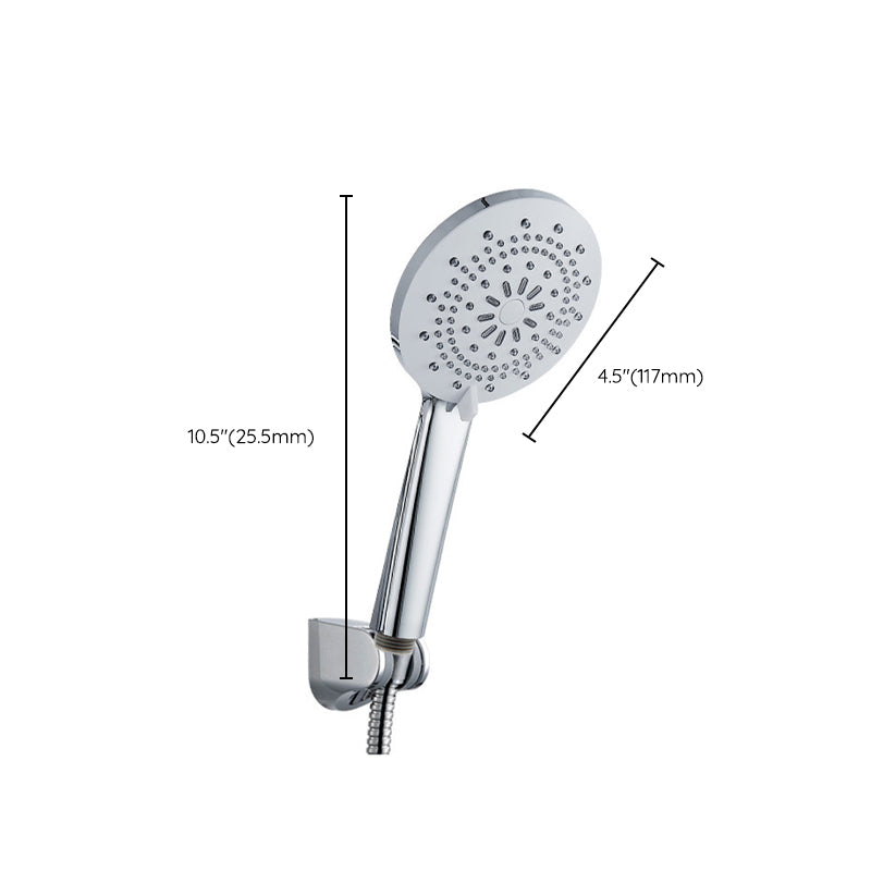 BowLift | Modern Style Round Handheld Shower Bathroom Metal Wall-Mounted Hand Shower