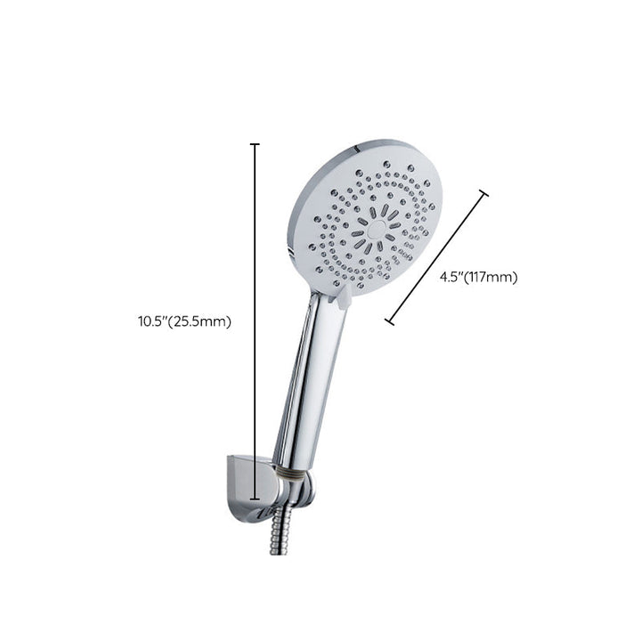 BowLift | Modern Style Round Handheld Shower Bathroom Metal Wall-Mounted Hand Shower