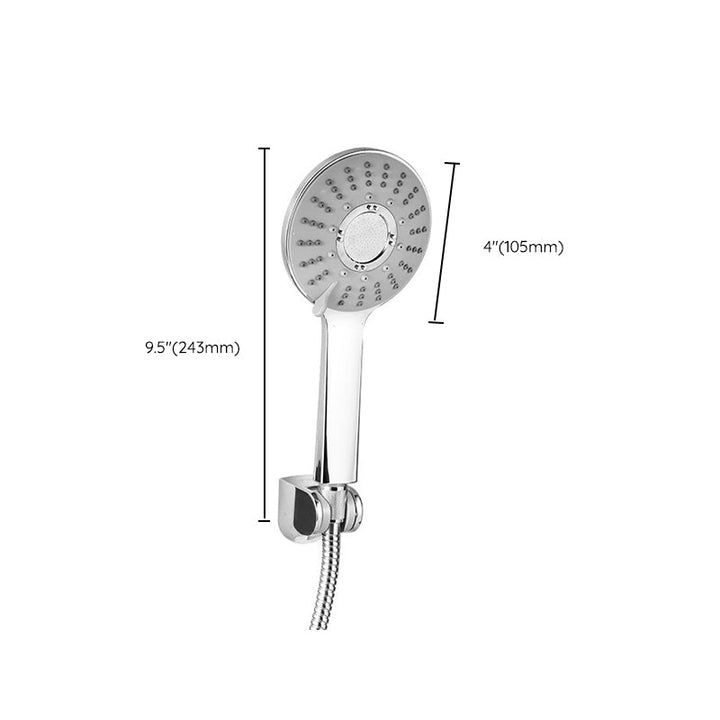 BowLift | Modern Style Round Handheld Shower Bathroom Metal Wall-Mounted Hand Shower