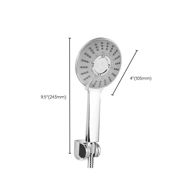 BowLift | Modern Style Round Handheld Shower Bathroom Metal Wall-Mounted Hand Shower