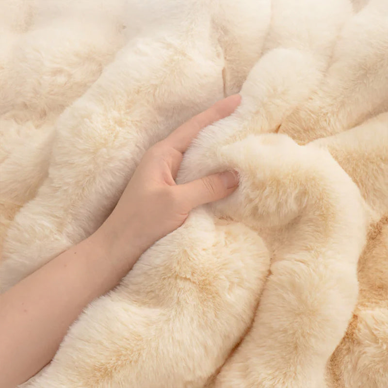 BowLift | Nordic Round Plush Floor Mat