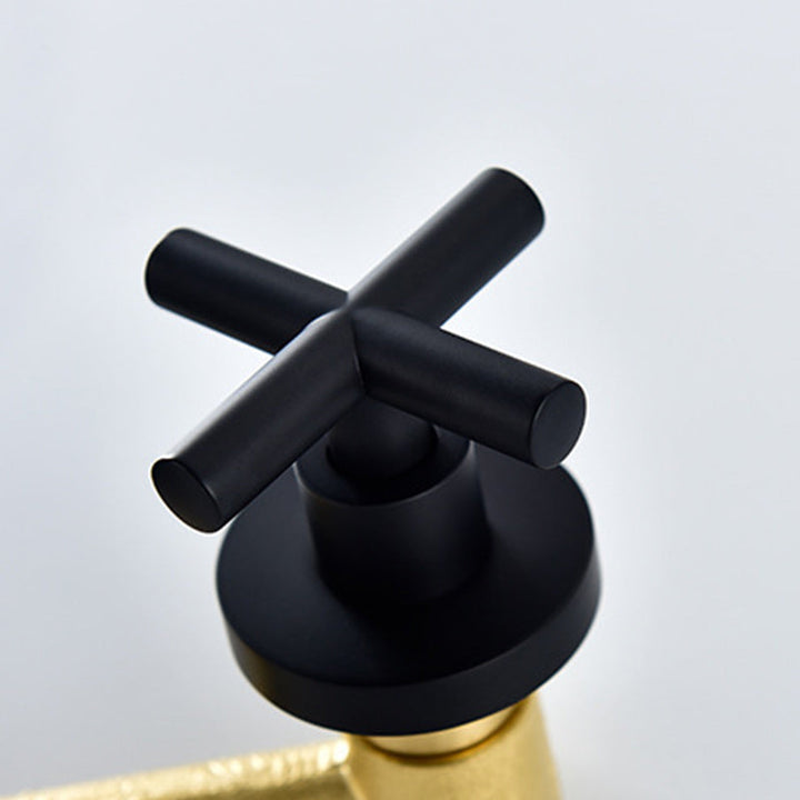 BowLift | 3 holes faucet 2 cross handle wall-mounted faucet for the bathroom