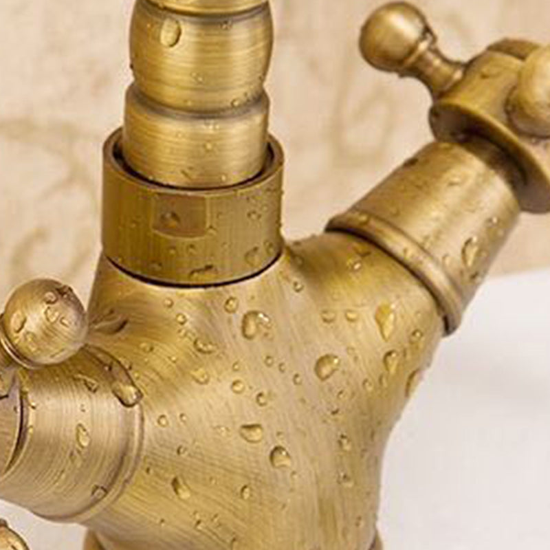 BowLift | Glam Centerset Faucet Single Hole Sink Faucet with 2 Handles