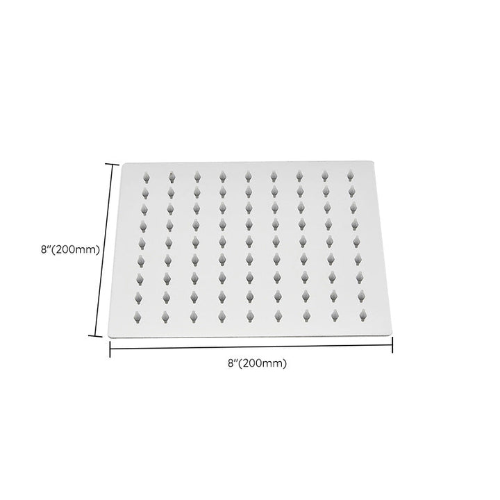 BowLift | Wall Mounted Adjustable Shower Head Modern Square Metal Shower Head