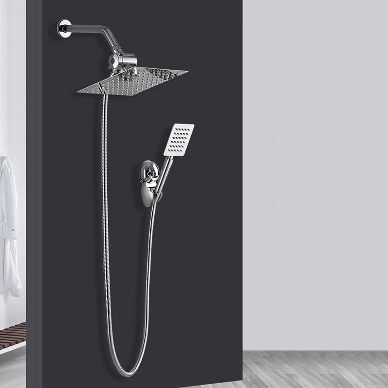 BowLift | Square Metal Double Shower Heads Modern Shower with Shower Hose