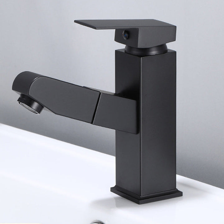 BowLift | Modern Sink Faucet Uniform Color Metal Sink Bathroom Faucet