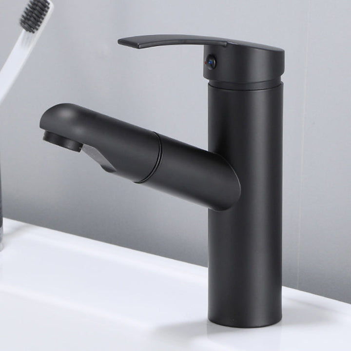BowLift | Modern Sink Faucet Uniform Color Metal Sink Bathroom Faucet