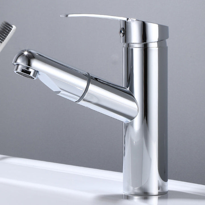 BowLift | Modern Sink Faucet Uniform Color Metal Sink Bathroom Faucet