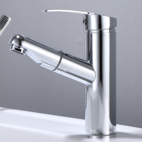 BowLift | Modern Sink Faucet Uniform Color Metal Sink Bathroom Faucet
