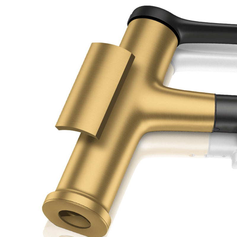 BowLift | Modern Sink Faucet Uniform Color Metal Sink Bathroom Faucet