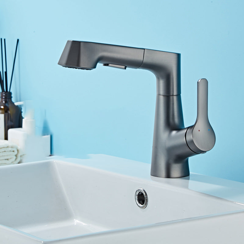 BowLift | Contemporary Style Center Sink Faucets Lever Handles Faucets for Bathroom