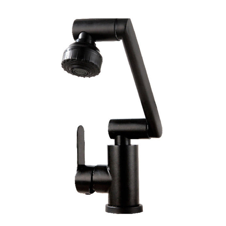 BowLift | Swivel Spout Bathroom Faucet Single Hole Basin Faucet with Lever Handle