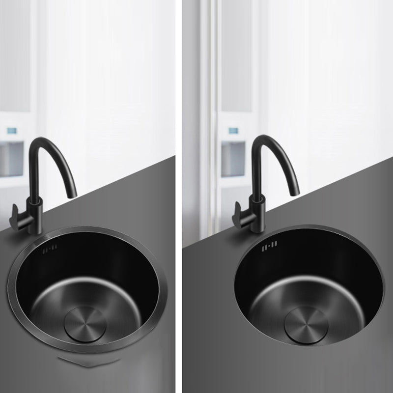 BowLift | Classic Round Wash Basin Stainless Steel Built-in Basin Non-slip Round Basin for the Kitchen