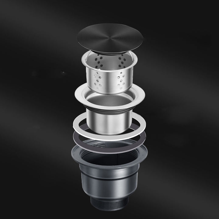 BowLift | Classic Round Sink Stainless Steel Built-in Sink Non-Slip Round Basin for the Kitchen