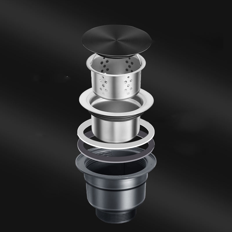 BowLift | Classic Round Sink Stainless Steel Built-in Sink Non-Slip Round Basin for the Kitchen