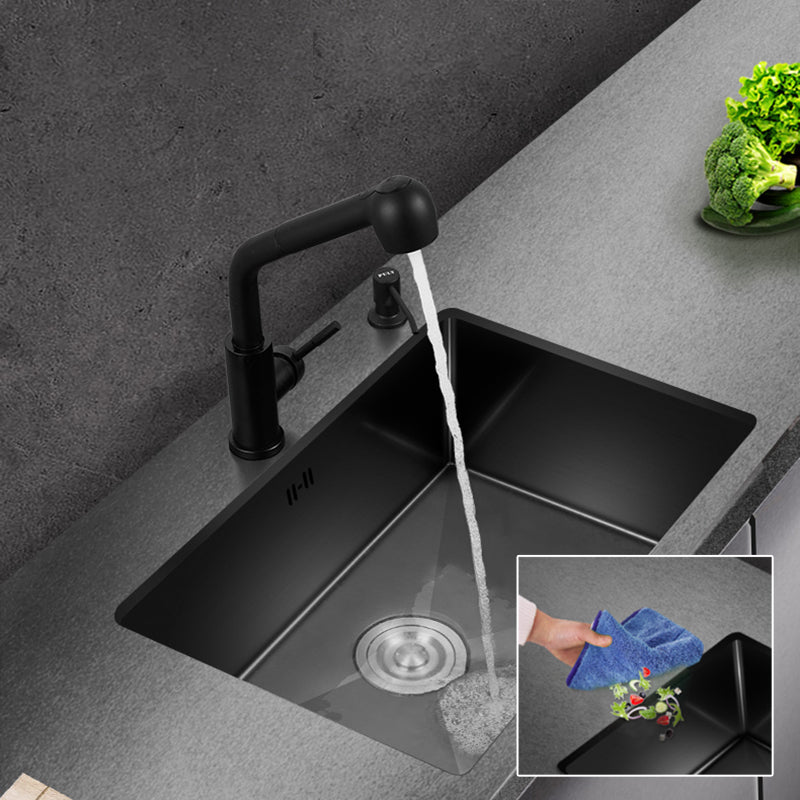 BowLift | Classic sink made of stainless steel built-in sink with scratch-resistant basin for the kitchen