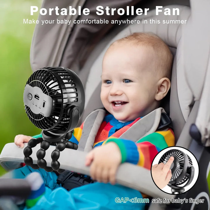 Compact Octopus Mini Fan | Bowlift