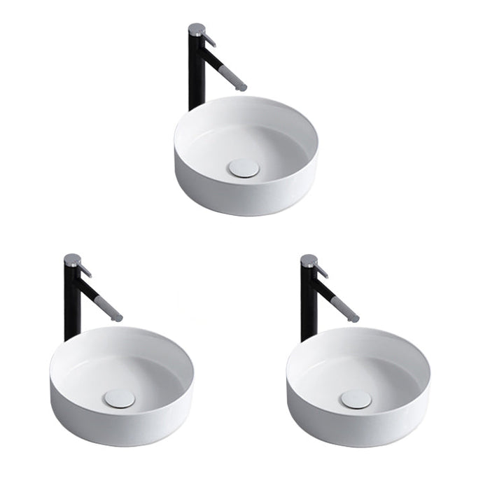 BowLift | Modern Sink Ceramic Solid Color Round Sink