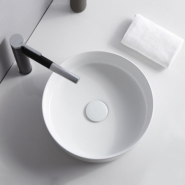 BowLift | Modern Sink Ceramic Solid Color Round Sink