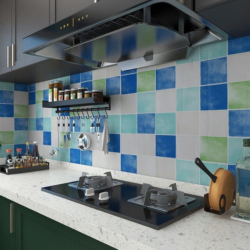 BowLift | Square Grid Peel and Stick Tile PVC Mosaic Tile for Kitchen Backsplash