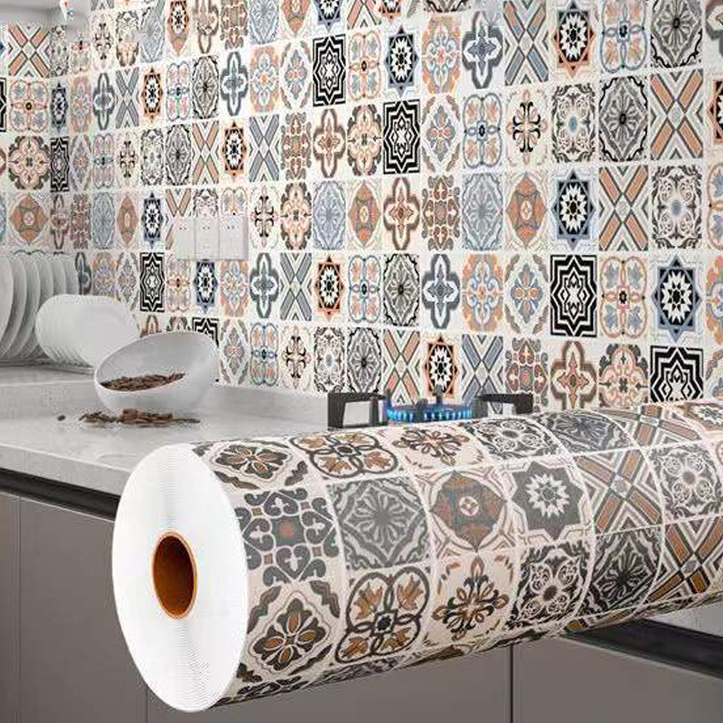 BowLift | Square Grid Peel and Stick Tile PVC Mosaic Tile for Kitchen Backsplash