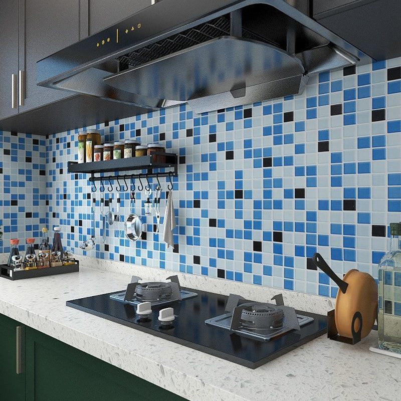 BowLift | Square Grid Peel and Stick Tile PVC Mosaic Tile for Kitchen Backsplash