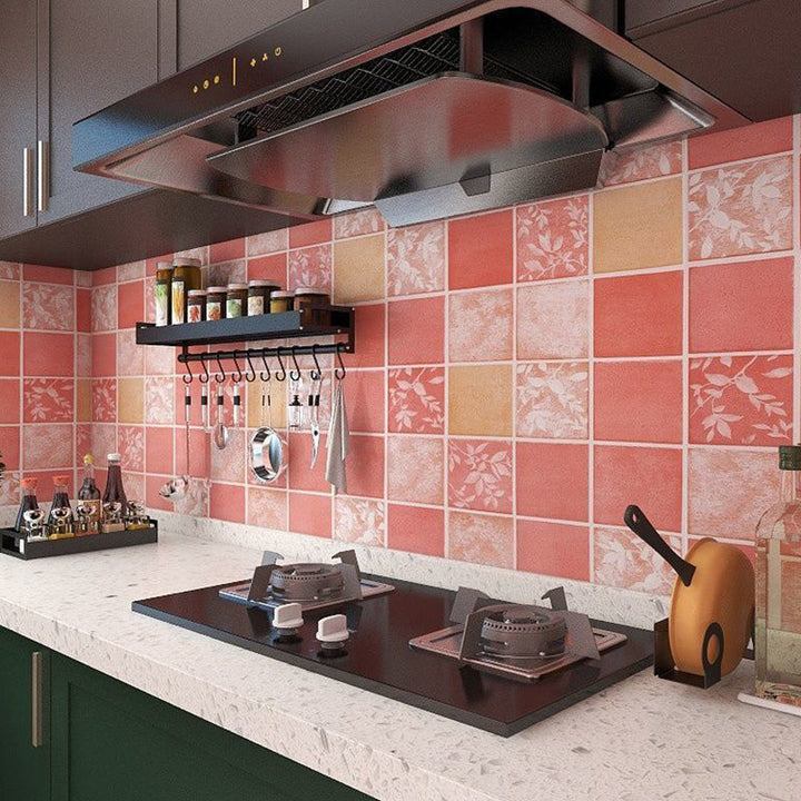 BowLift | Square Grid Peel and Stick Tile PVC Mosaic Tile for Kitchen Backsplash
