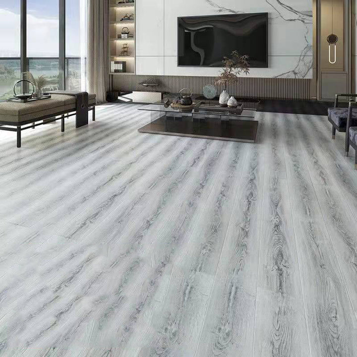 BowLift | 49"x8" width E0 natural solid wood laminate flooring, click-lock, waterproof