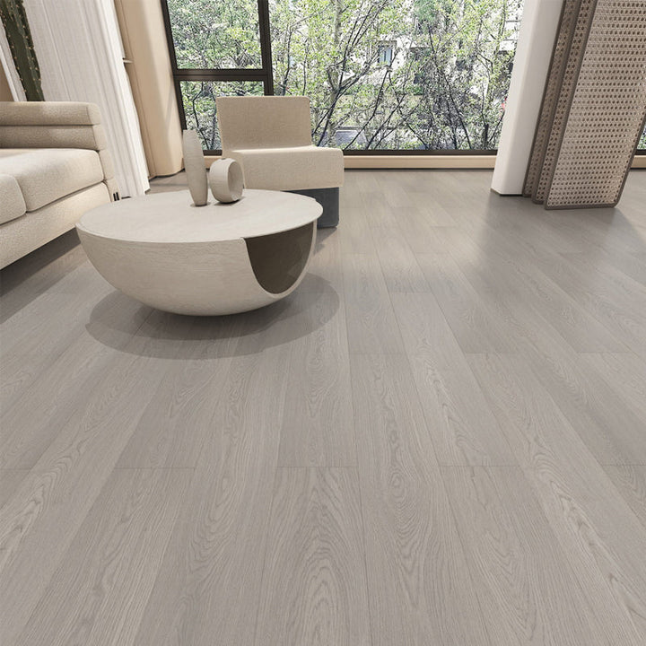 BowLift | 49"x8" width E0 natural solid wood laminate flooring, click-lock, waterproof