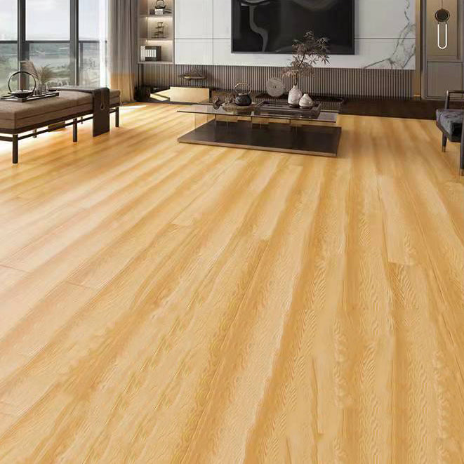 BowLift | 49"x8" width E0 natural solid wood laminate flooring, click-lock, waterproof