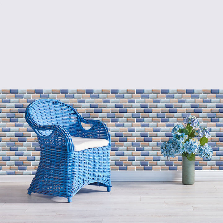 BowLift | Modern Matte Peel and Stick Tile Rectangular PVC Subway Tile for Bathroom