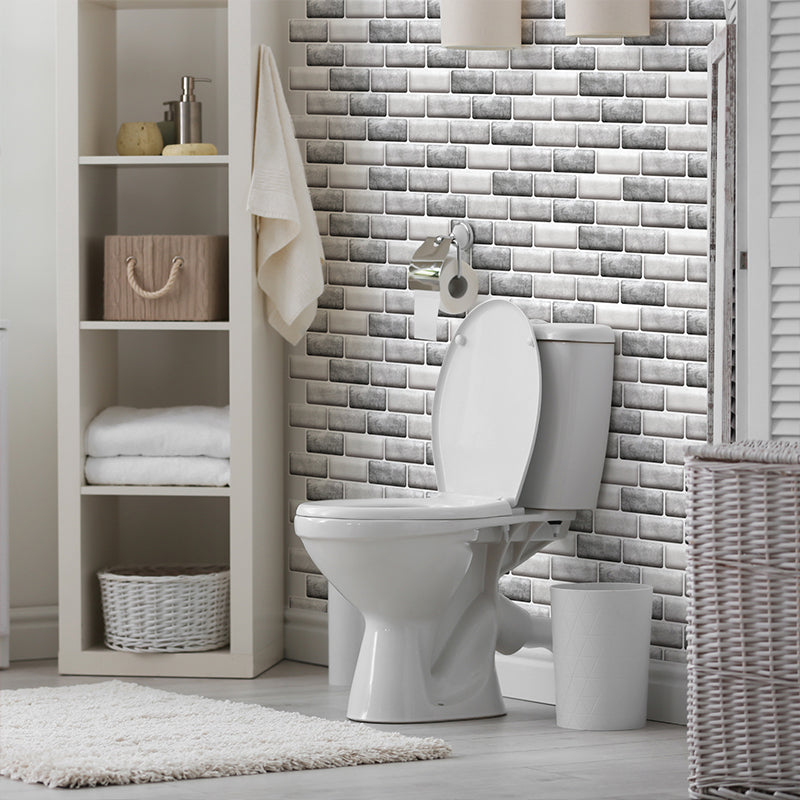 BowLift | Modern Matte Peel and Stick Tile Rectangular PVC Subway Tile for Bathroom